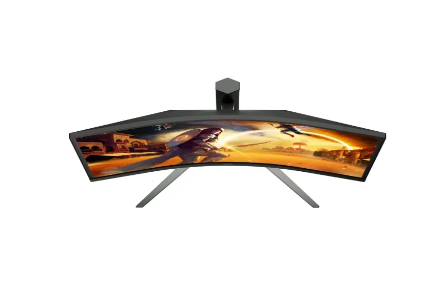 Монитор, AOC CU34G4CA, 34" Curved 1500R, Fast VA, WLED, 3440x1440@180Hz, 1ms GtG, 0.5ms MPRT, 450cd m/2, 3000:1, Adaptive Sync, FlickerFree, Low Blue Light, Tilt, Height Adjust, Swivel, 2xHDMI, DP, USB hub - image 5