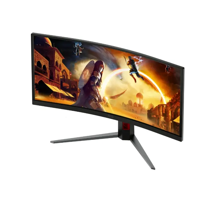 Монитор, AOC CU34G4CA, 34" Curved 1500R, Fast VA, WLED, 3440x1440@180Hz, 1ms GtG, 0.5ms MPRT, 450cd m/2, 3000:1, Adaptive Sync, FlickerFree, Low Blue Light, Tilt, Height Adjust, Swivel, 2xHDMI, DP, USB hub - image 7