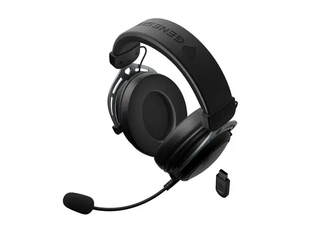 Слушалки, Genesis Headset Wireless Toron 706 With Microphone Black