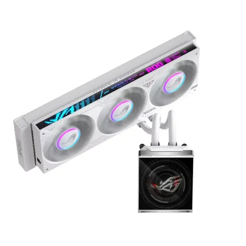Охлаждаща система, Asus ROG Strix SLC IV 360 ARGB LCD White - 1