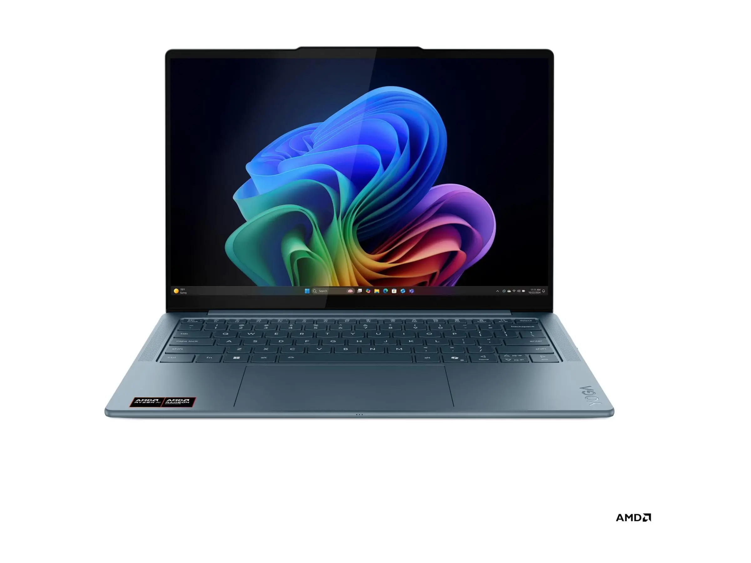 LENOVO Yoga Slim 7 AMD Ryzen AI 7 345 14inch WUXGA OLED 16GB DDR5 1TB PCIe NoOS Tidal Teal 3y