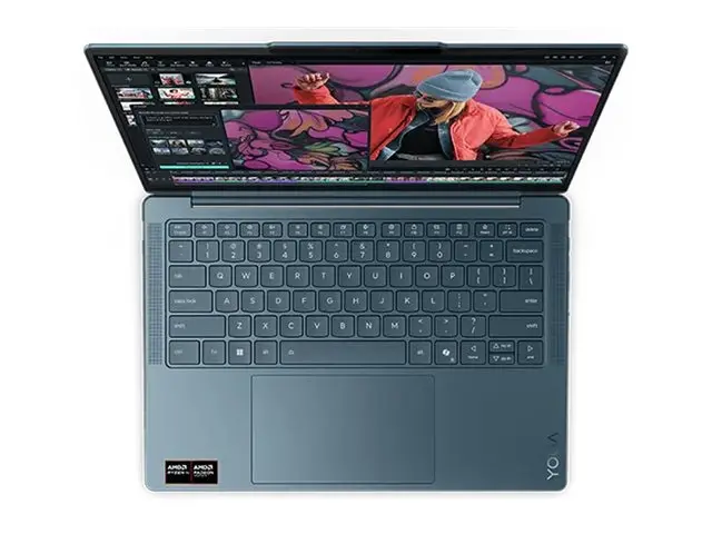 LENOVO Yoga Slim 7 AMD Ryzen AI 7 345 14inch WUXGA OLED 16GB DDR5 1TB PCIe NoOS Tidal Teal 3y - image 13