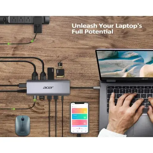 ДОКИНГ СТАНЦИЯ ACER - Silver - PN HP.DSCAB.009 - image 4