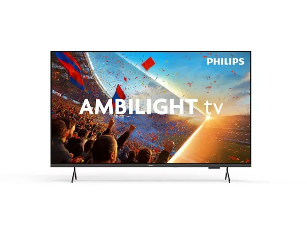 Телевизор, Philips 43PUS8001/12, 43" 4K UHD LED, 3840 x 2160p, 60Hz, 3 sided Ambilight, DVB-T/T2/T2-HD/C/S/S2, CL+2.0, Perfect Pixel UHD, HDR10, HLG, Titan OS, Dolby Atmos, 3*HDMI, 2*USB, 802.11ac, BT 5.2, Easy Link 3.0, 20W RMS, Black