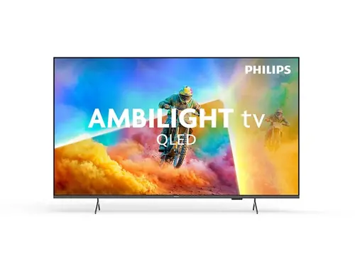 Телевизор, Philips 55PQS8501/12, 55'' 4K UHD QLED (3840x2160), DVB-T/T2/T2-HD/C/S/S2, 60Hz, 3 sided Ambilight, Pixel Precise UHD, HDR10, HLG, Titan OS , 3*HDMI, 2*USB, WiFi 802.11ac, EasyLink 3.0, 12W RMS, Black - 1