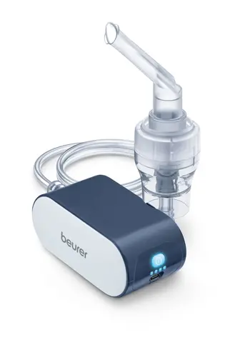 Инхалатор, Beurer IH 61 Nebuliser; DC compressed-air technology; Whisper-quiet operation; Rechargeable; LED indicator displays; up to 4 hours of battery life - 1