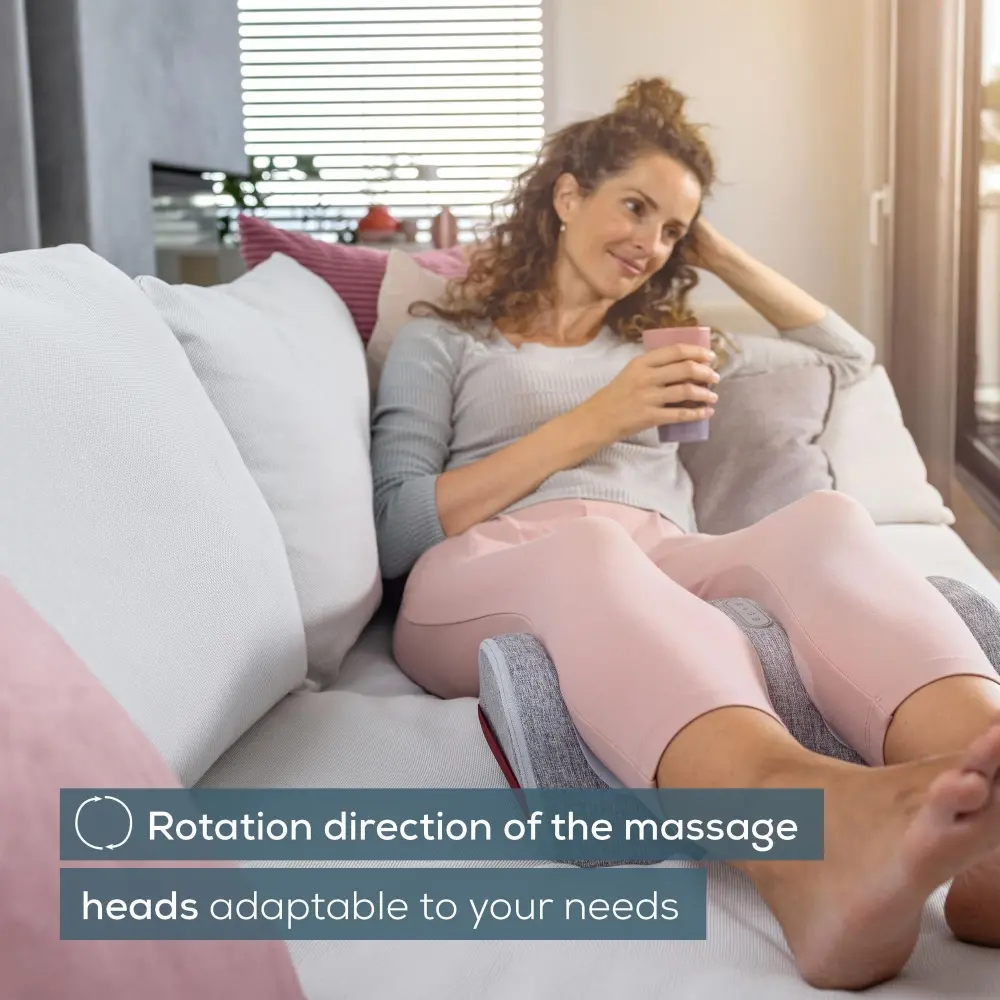 Масажор, Beurer FM 42 Foot and calf massager; 2-in-1: Foot and calf massager; Soothing Shiatsu foot massage; Optional heat function; up to EU shoe size 48; 3 intensity levels - image 3