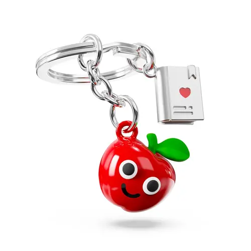 Ключодържател Metalmorphose, Apple & Book - 1