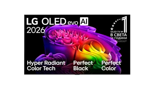 Televizor, LG OLED65G61LW, 65" UHD OLED evo, 4K (3840 x 2160), DVB-C/T2/S2, Full Cinema Screen, Alpha 11 AI 4K, 120Hz Native (VRR 165Hz), ThinQ AI - 2