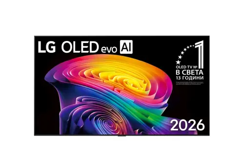 Телевизор, LG OLED77C61LA, 77" OLED evo, 4K (3840 x 2160), DVB-C/T2/S2, Alpha 11 AI 4K Gen3, 120Hz Native (VRR 165Hz), ThinQ AI, HDR10, NVIDIA G-SYNC, AMD FreeSync, Dolby Vision, Dolby Atmos, AI Agent, Wi-Fi 6E, Bluetooth, eARC (HDMI 2), USB, Airplay 2, CI slot, Mu - 1