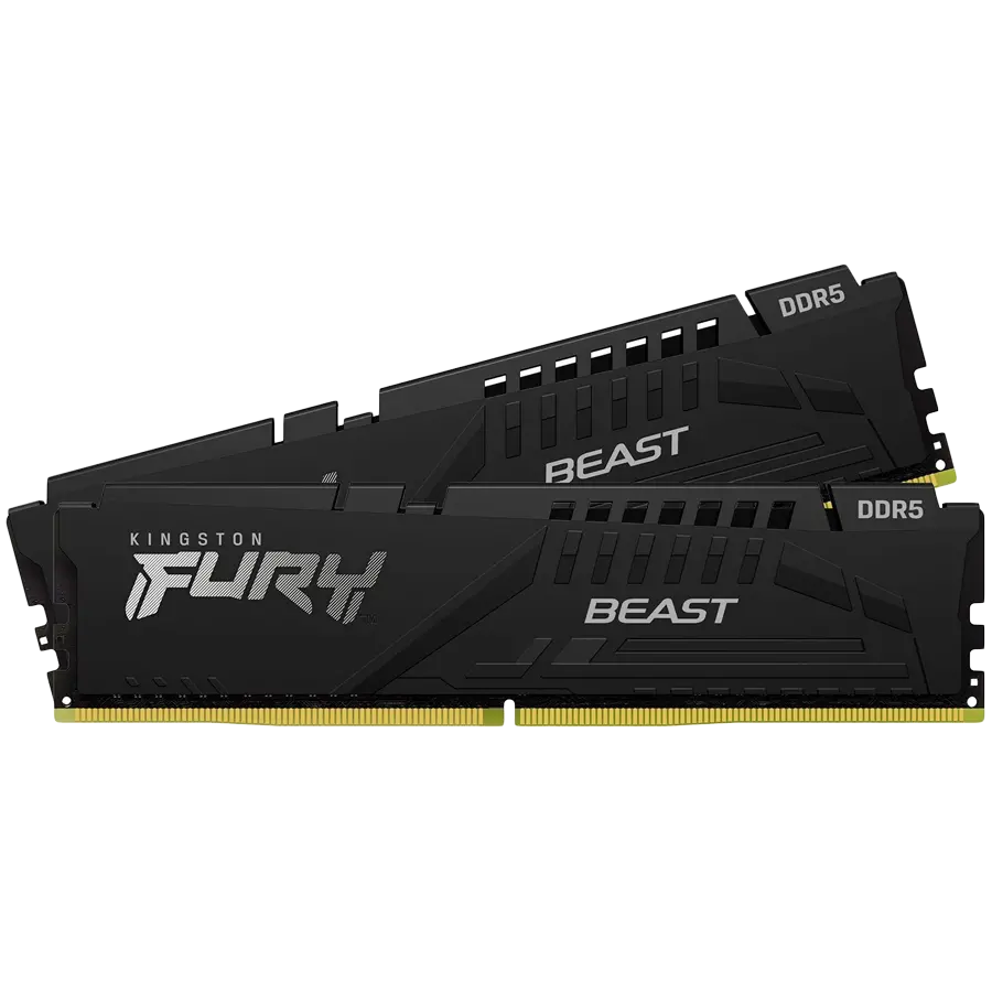 Kingston 64GB 6000MT/s DDR5 CL36 DIMM (Kit of 2) FURY Beast Black