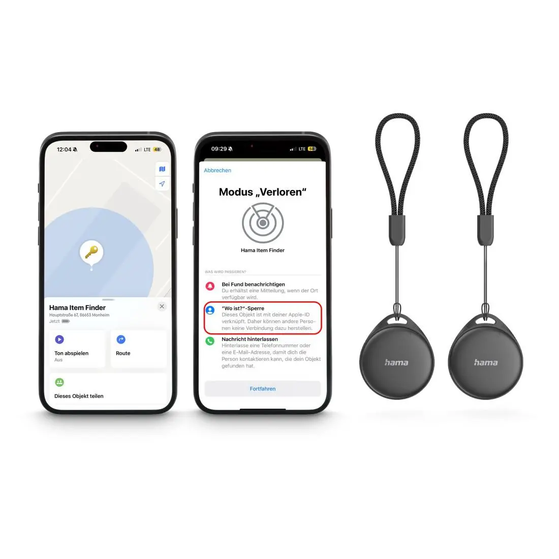 HAMA Тракер съвместим с Android и Apple, Bluetooth, 2 броя в комплект - image 6