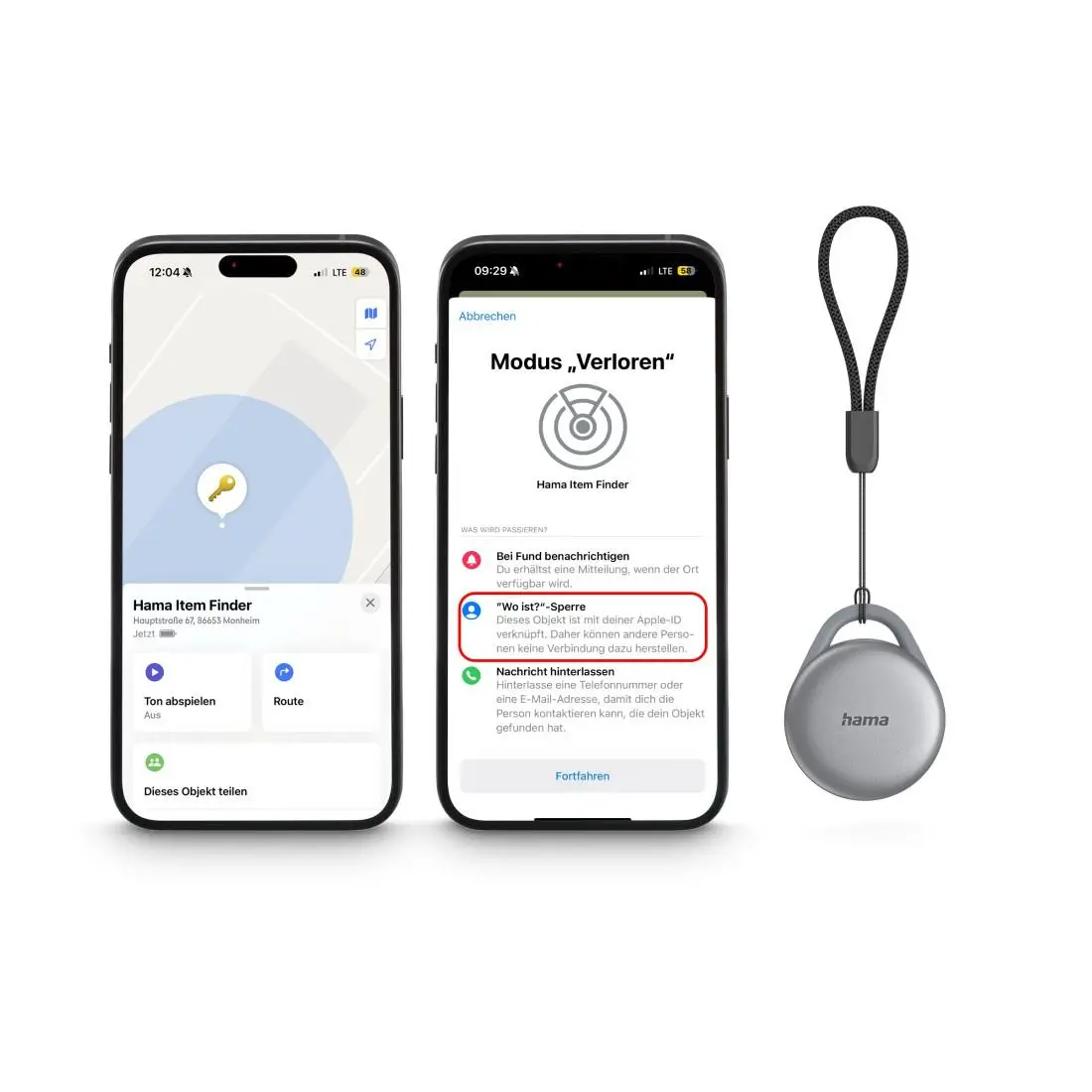 HAMA Тракер съвместим с Android и Apple, Bluetooth, USB-C, акумулаторна батерия - image 7