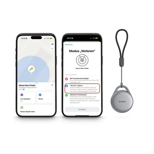 HAMA Тракер съвместим с Android и Apple, Bluetooth, USB-C, акумулаторна батерия - 8