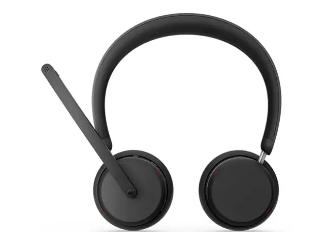 LENOVO 6550 Headset on-ear Bluetooth wireless active noise cancelling USB-C black Certified for Microsoft Teams - image 1