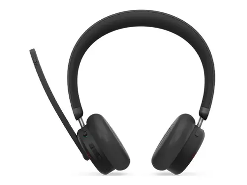 LENOVO 6550 Headset on-ear Bluetooth wireless active noise cancelling USB-C black Certified for Microsoft Teams - 1