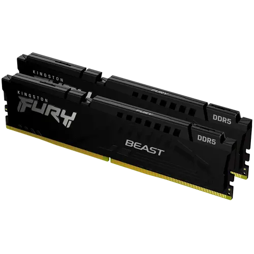 Kingston 64GB 5600MT/s DDR5 CL40 DIMM (Kit of 2) FURY Beast Black - 1