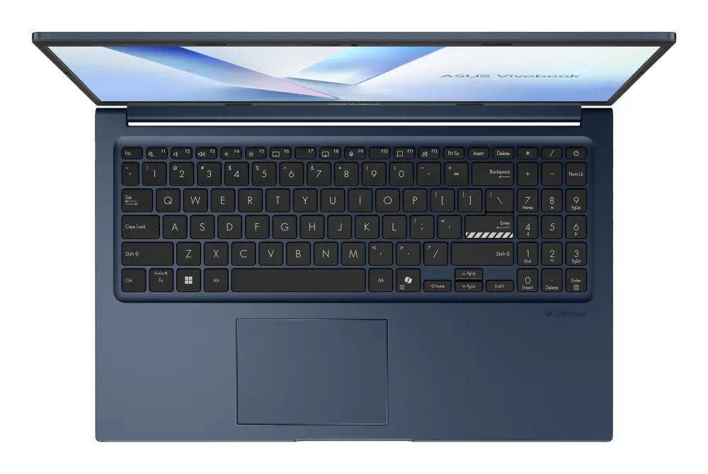 Лаптоп, Asus Vivobook X1504MA-BQ204NA,Intel Core 7 350 1.5 GHz(6 MB cache up to 4.8 GHz) , 15.6" FHD,(1920x1080),16GB DDR5, SSD 512 GB, No OS, Quiet Blue,US, no adapter - image 3