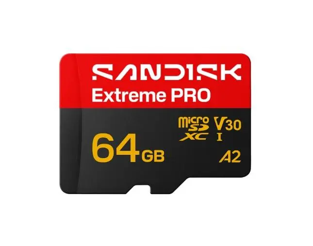 Card de memorie SANDISK Extreme Pro microSDXC 64GB+2 ani Rescue Pro Deluxe