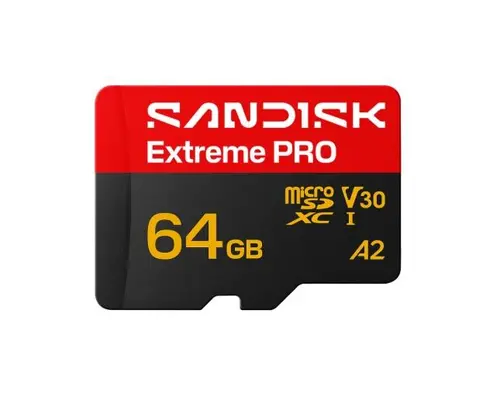 Карта памет SANDISK  Extreme Pro microSDXC 64GB+2 years Rescue Pro Deluxe - 1