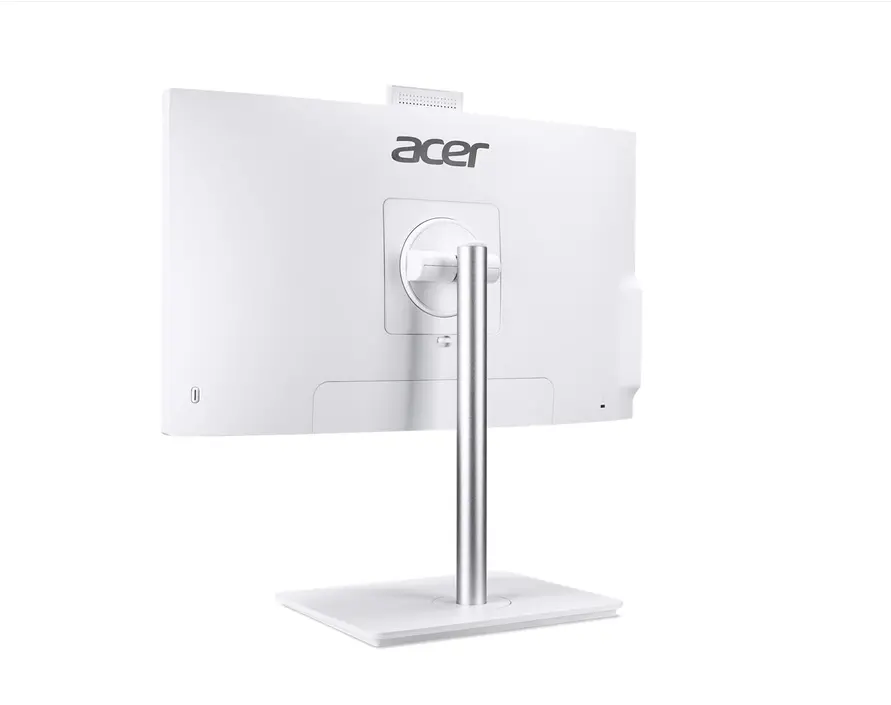Настолен компютър - всичко в едно, Acer Aspire C24-A, 23.8'' FHD IPS AiO 120Hz, Intel Core i5-13420H (up to 4.60GHz, 12MB), 16GB DDR4 (1 slot free), 512GB SSD, no DVD, Intel UHD, HDMI, RG-45, WiFi 6, BT 5.0, Glan, Ergo stand w Height Adj., 5MPCam+mic, KBD& Mouse Wireless, NO OS, White - image 3