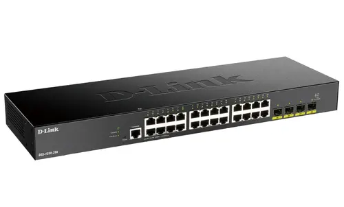 Комутатор, D-Link 24-port Gigabit Smart Managed Switch with 4x 10G SFP+ ports - 2