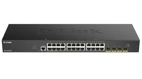 Комутатор, D-Link 24-port Gigabit Smart Managed Switch with 4x 10G SFP+ ports
