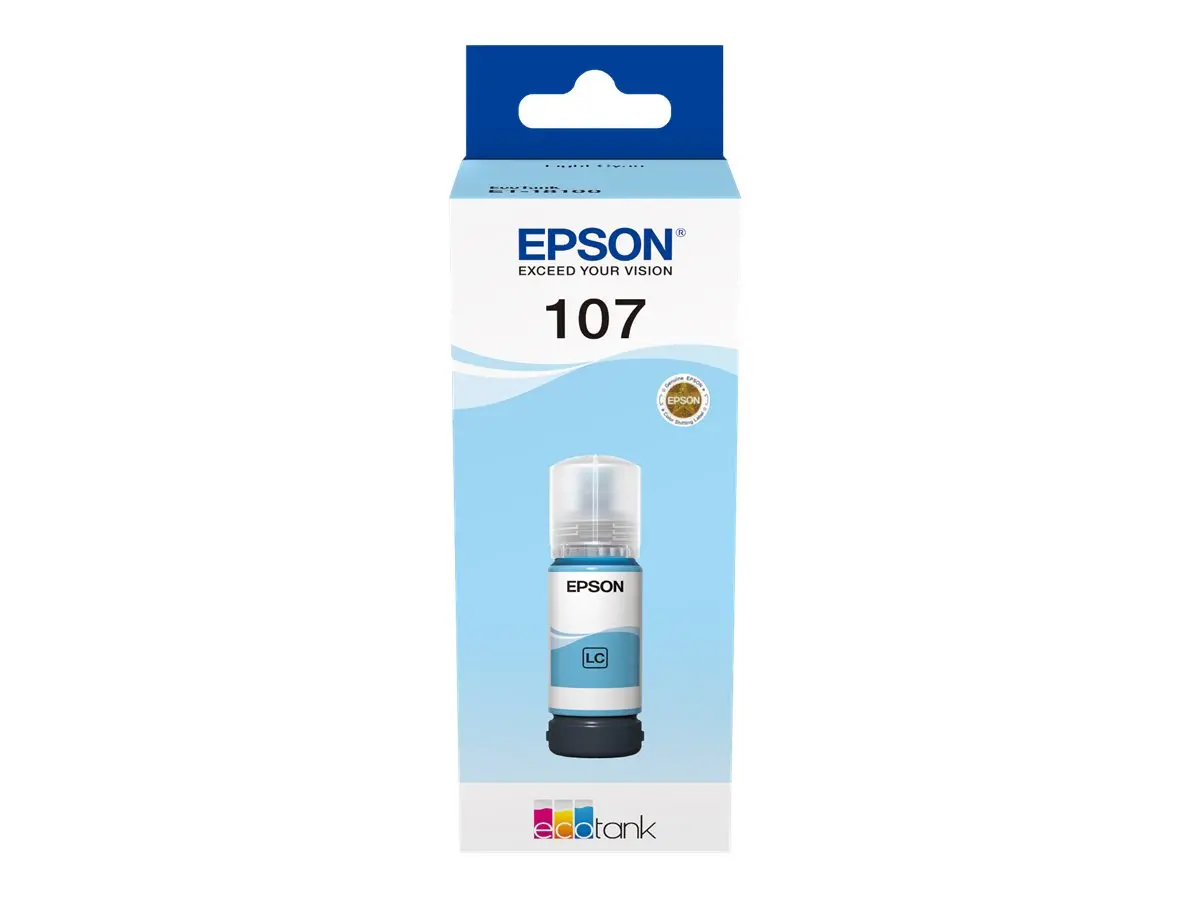 EPSON 107 EcoTank Light Cyan Ink Bottle - image 1