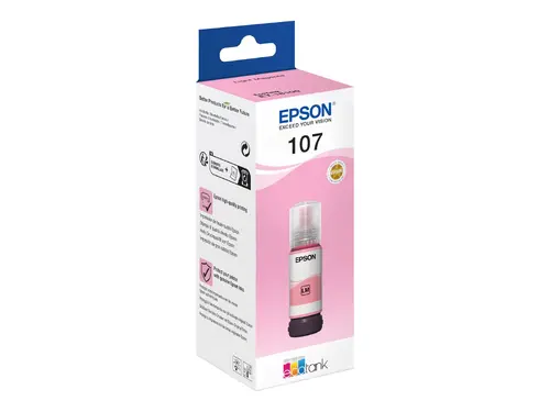 EPSON 107 EcoTank Light Magenta Ink Bottle - 3