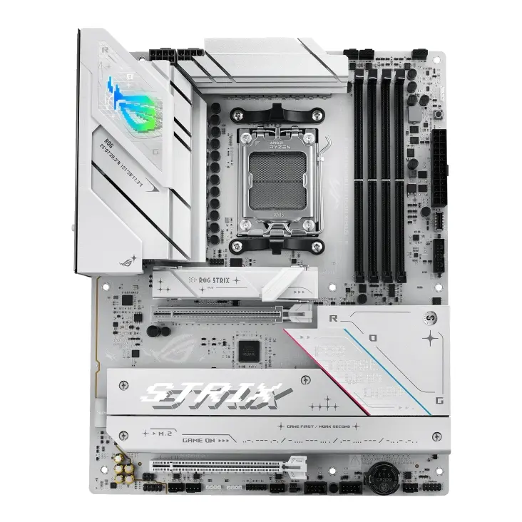 Дънна платка, Asus ROG Strix B850-A Gaming Wi-Fi + Asus ROG Strix SLC IV 360 ARGB LCD White - image 1