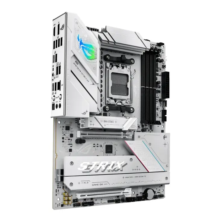 Дънна платка, Asus ROG Strix B850-A Gaming Wi-Fi + Asus ROG Strix LC IV 360 ARGB LCD White - image 2