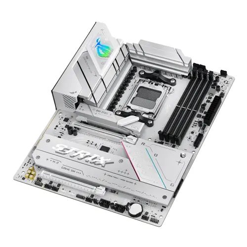 Дънна платка, Asus ROG Strix B850-A Gaming Wi-Fi + Asus ROG Strix LC IV 360 ARGB LCD White - 4