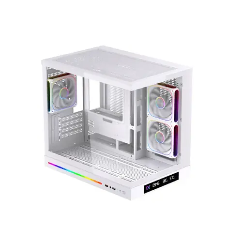 Xigmatek кутия Case mATX - Cloud M DGT 3AF Arctic - 4