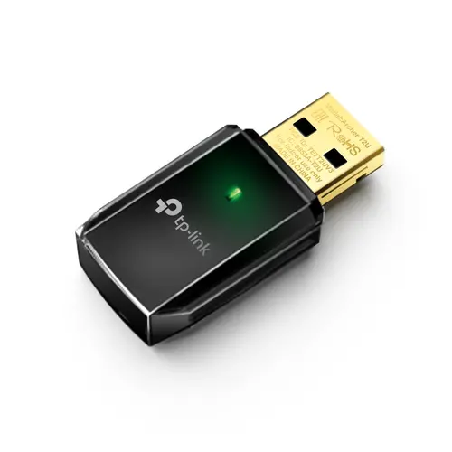 АДАПТЕР TP-LINK T2U v3 - AC600 Dual Band Wireless USB Adapter - Black - PN Archer T2U v3 - 3