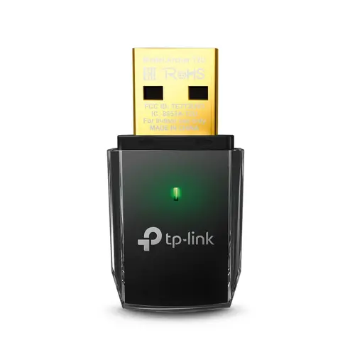 АДАПТЕР TP-LINK T2U v3 - AC600 Dual Band Wireless USB Adapter - Black - PN Archer T2U v3 - 1
