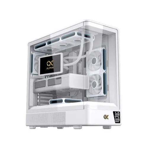 Xigmatek кутия Case EATX - Moon DGT Arctic - 3