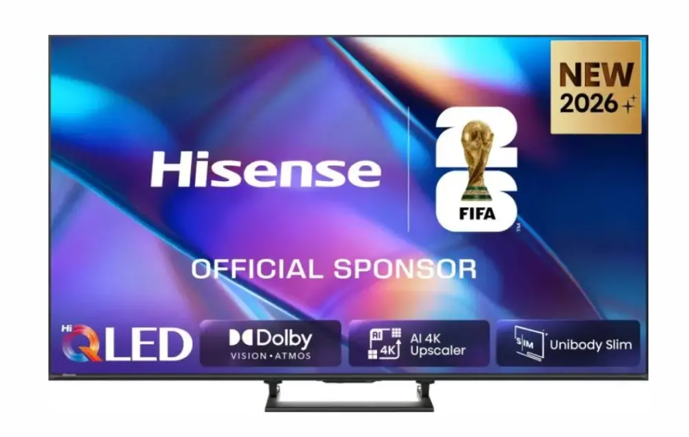 Телевизор, Hisense 50" A7S, 4K Ultra HD 3840x2160, QLED, FALD, Quantum Dot, HDR 10+, HLG, Dolby Vision, Dolby Atmos, Smart TV, WiFi 5GHz, WiFi Direct, BT, Anyview Cast, 3xHDMI, 2xUSB, LAN, CI+, DVB-T2/C/S2, Black