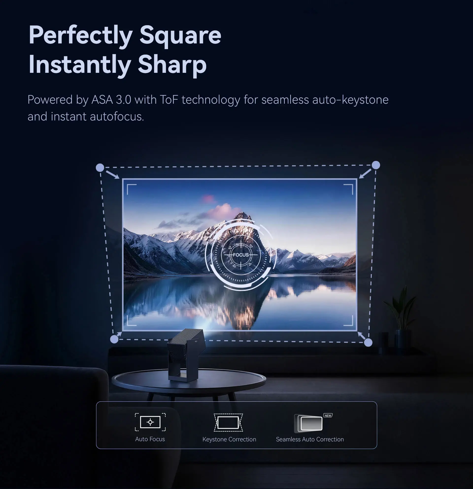 Wanbo преносим смарт проектор Portable Smart Projector - Cube 2 S - Deep Night, 8K, 500 ANSI, HDR10, VIDAA OS, Dolby Audio - image 11