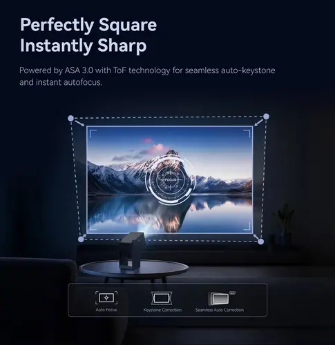 Wanbo преносим смарт проектор Portable Smart Projector - Cube 2 S - Deep Night, 8K, 500 ANSI, HDR10, VIDAA OS, Dolby Audio - 12