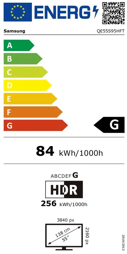 Телевизор, Samsung 55" 55S95H OLED Smart Ultra HD 4K Glare Free 100Hz (Up to 165Hz) Model 2026 Black - image 5