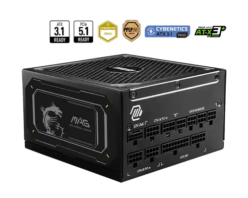 Кутия за компютър, PSU MSI MAG A1000GL PCIE5 II - 1