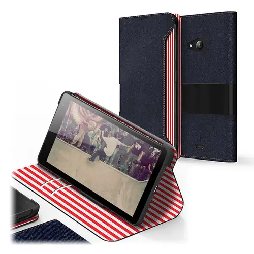 Husă Flip Cover LUMIA 535 STAR DENI - 1