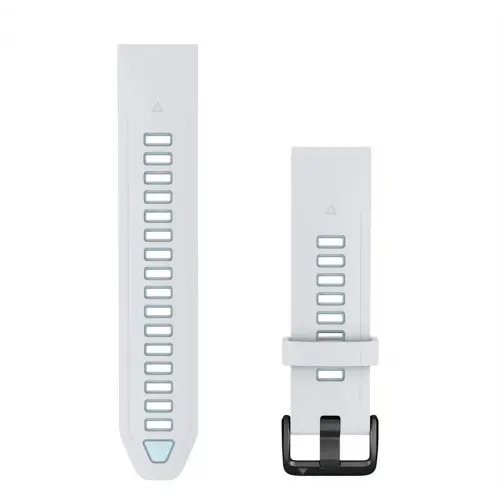 Garmin QuickFit® 20 Whitestone/Ice Blue силоконова каишка 010-14506-00 Garmin QuickFit® 20 Whitestone/Ice Blue силоконова каишка 010-14506-00