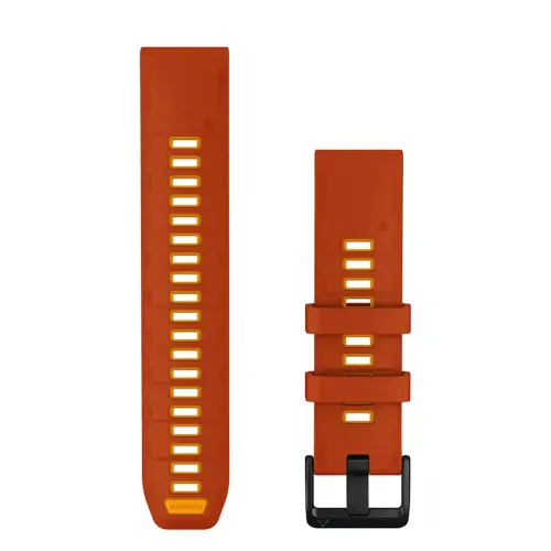 Garmin QuickFit® 22 Autumn Orange/Spark Orange силиконова каишка 010-14507-03 Garmin QuickFit® 22 Autumn Orange/Spark Orange силиконова каишка 010-14507-03