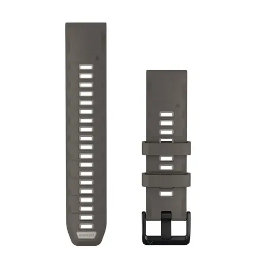 Garmin QuickFit® 22 Pebble Grey/Silver Grey силиконова каишка 010-14509-00 Garmin QuickFit® 22 Pebble Grey/Silver Grey силиконова каишка 010-14509-00
