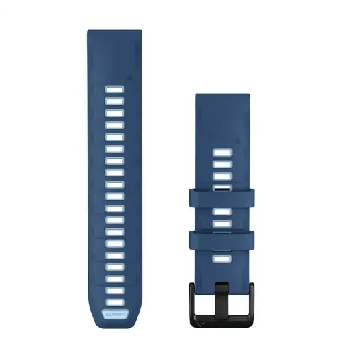 Garmin QuickFit® 22 Tidal Blue/Ice Blue силиконова каишка 010-14507-00 Garmin QuickFit® 22 Tidal Blue/Ice Blue силиконова каишка 010-14507-00
