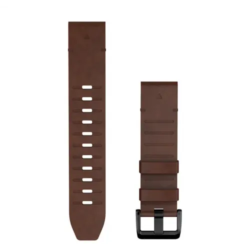 Garmin QuickFit® 22 Walnut кожена каишка 010-14507-20