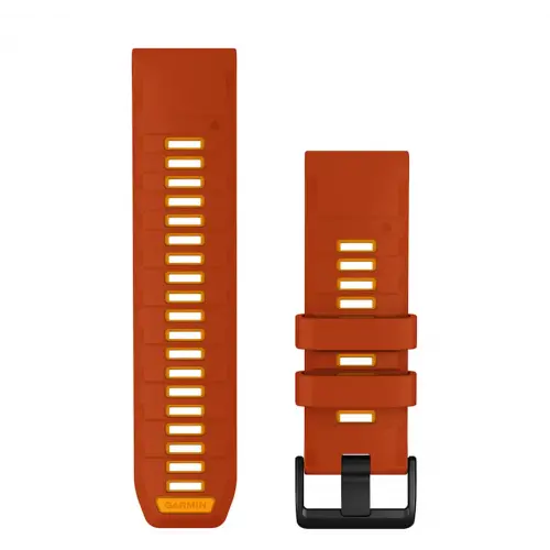 Garmin QuickFit® 26 Autumn Orange/Spark Orange силиконова каишка 010-14508-03 - 1