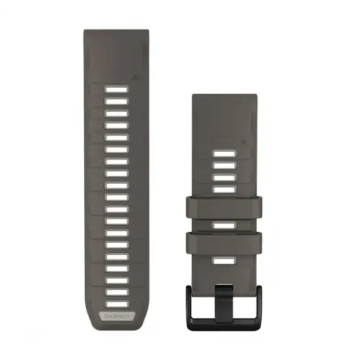 Garmin QuickFit® 26 Pebble Grey/Silver Grey силиконова каишка 010-14510-00
