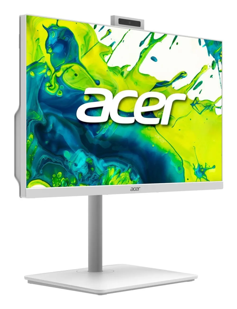 Настолен компютър - всичко в едно, Acer Aspire C27-A, 27'' FHD IPS AiO 120Hz, Intel Core i5-13420H (up to 4.60GHz, 12MB), 16GB DDR4 (1 slot free), 512GB SSD, no DVD, Intel UHD, HDMI, RG-45, WiFi 6, BT 5.0, Glan, Ergo stand w Height Adj., 5MPCam+mic, KBD& Mouse Wireless, NO OS, White - image 1